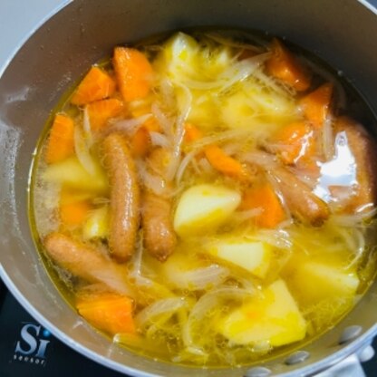 リピートです！今回はチキンコンソメがなかったので、鶏がらスープで作りましたが美味しかったです！